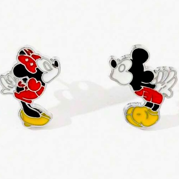 Disney Mickey & Minnie Mouse Earrings Set - Picture 3 of 6